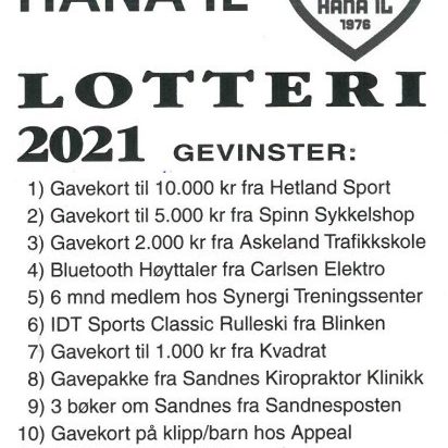 Lotteri 2021